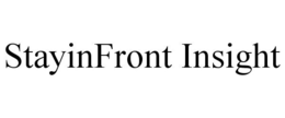 STAYINFRONT INSIGHT trademark