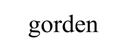 GORDEN trademark