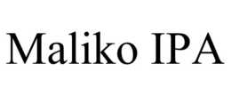 MALIKO IPA trademark