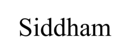 SIDDHAM trademark