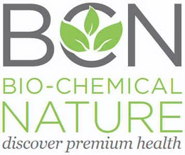 BCN BIO-CHEMICAL NATURE DISCOVER PREMIUM HEALTH trademark