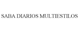 SABA DIARIOS MULTIESTILOS trademark