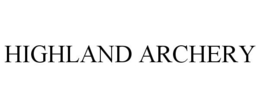 HIGHLAND ARCHERY trademark