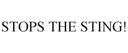 STOPS THE STING! trademark