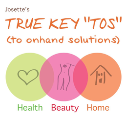JOSETTE'S TRUE KEY "TOS" (TO ONHAND SOLUTIONS) HEALTH BEAUTY HOME trademark