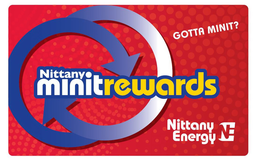 NITTANY MINITREWARDS GOTTA MINIT? NITTANY ENERGY trademark
