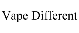 VAPE DIFFERENT trademark