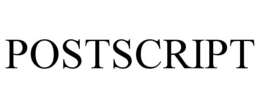 POSTSCRIPT trademark