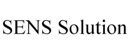 SENS SOLUTION trademark