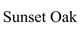 SUNSET OAK trademark