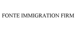 FONTE IMMIGRATION FIRM trademark