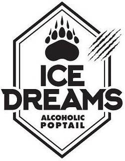ICE DREAMS ALCOHOLIC POPTAIL trademark