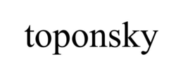 TOPONSKY trademark