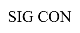 SIG CON trademark