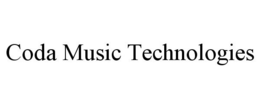 CODA MUSIC TECHNOLOGIES trademark