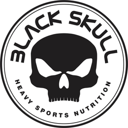 BLACK SKULL HEAVY SPORTS NUTRITION trademark