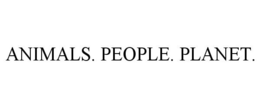 ANIMALS. PEOPLE. PLANET. trademark