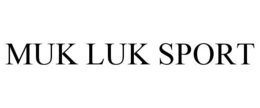 MUK LUK SPORT trademark