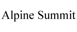 ALPINE SUMMIT trademark