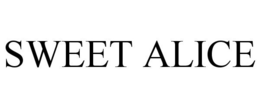 SWEET ALICE trademark