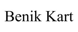 BENIK KART trademark