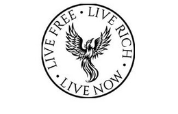 · LIVE FREE · LIVE RICH · LIVE NOW · trademark