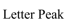 LETTER PEAK trademark
