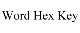 WORD HEX KEY trademark