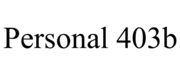 PERSONAL 403B trademark