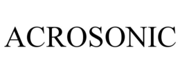 ACROSONIC trademark