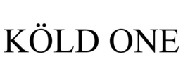 KÖLD ONE trademark