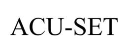 ACU-SET trademark