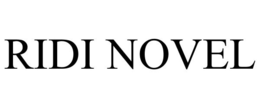 RIDI NOVEL trademark