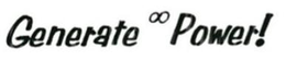 GENERATE POWER! trademark