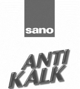 SANO ANTI KALK trademark