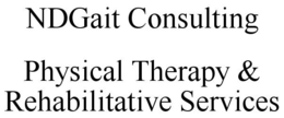 NDGAIT CONSULTING PHYSICAL THERAPY & REHABILITATIVE SERVICES trademark