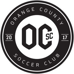 ORANGE COUNTY SOCCER CLUB OCSC 2017 trademark