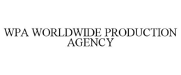 WPA WORLDWIDE PRODUCTION AGENCY trademark