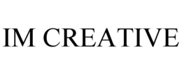 IM CREATIVE trademark