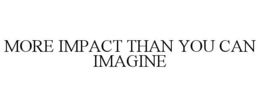 MORE IMPACT THAN YOU CAN IMAGINE trademark