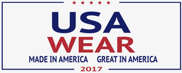 USA WEAR MADE IN AMERICA GREAT IN AMERICA 2017 trademark