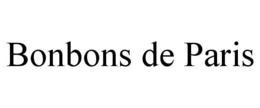 BONBONS DE PARIS trademark