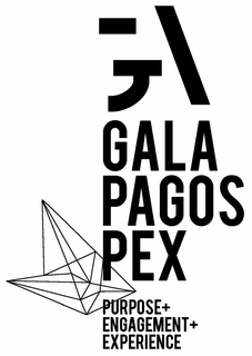 G GALAPAGOS PEX PURPOSE+ENGAGEMENT+EXPERIENCE trademark