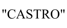 "CASTRO" trademark