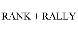 RANK + RALLY trademark