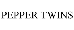 PEPPER TWINS trademark
