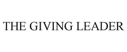 THE GIVING LEADER trademark