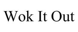 WOK IT OUT trademark