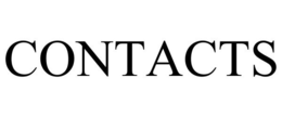 CONTACTS trademark