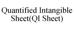 QUANTIFIED INTANGIBLE SHEET(QI SHEET) trademark